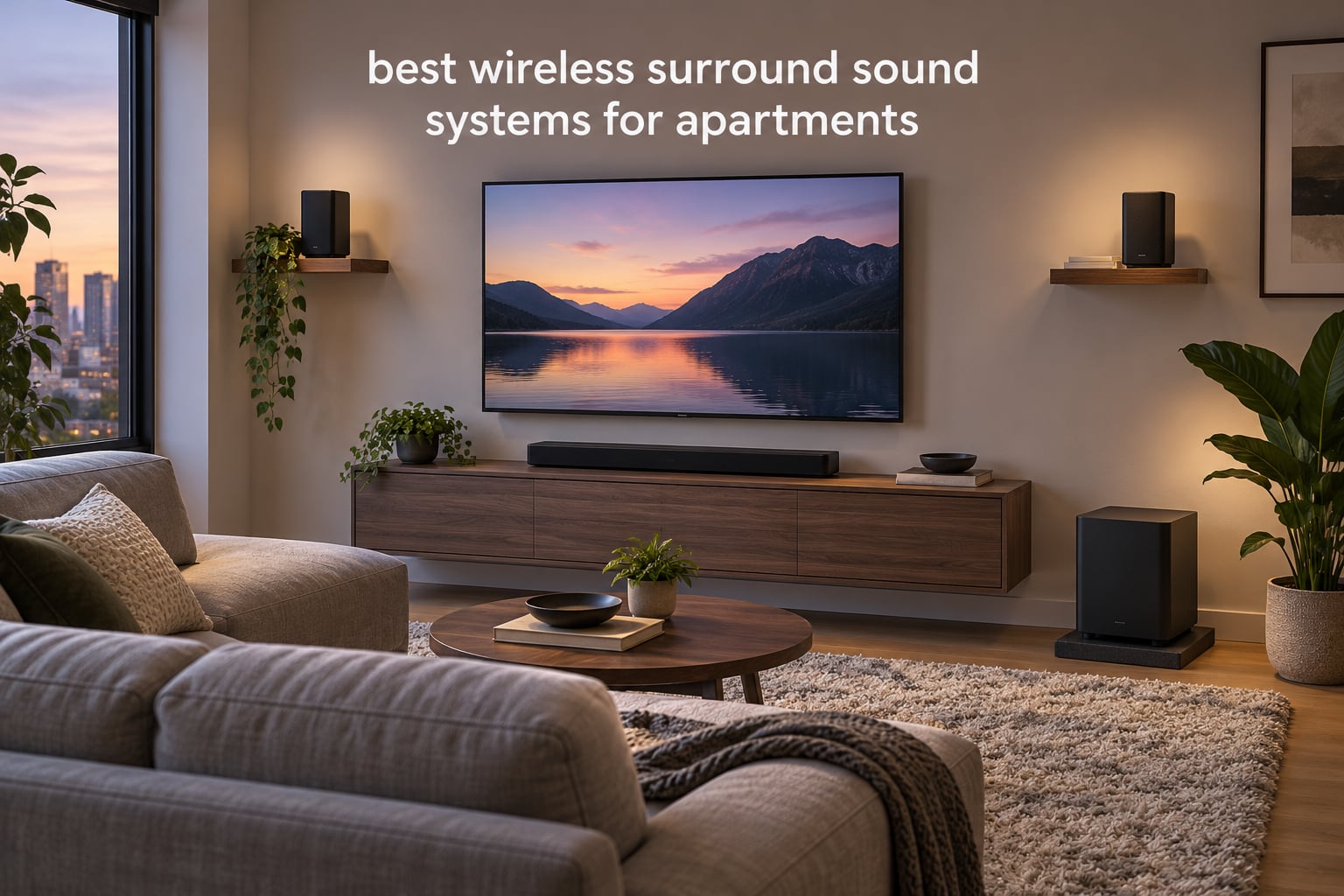 best wireless surround sound systems for apartments