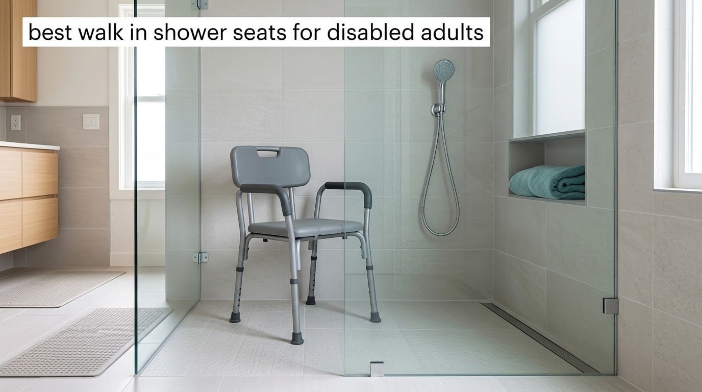 best walk in shower seats for disabled adults