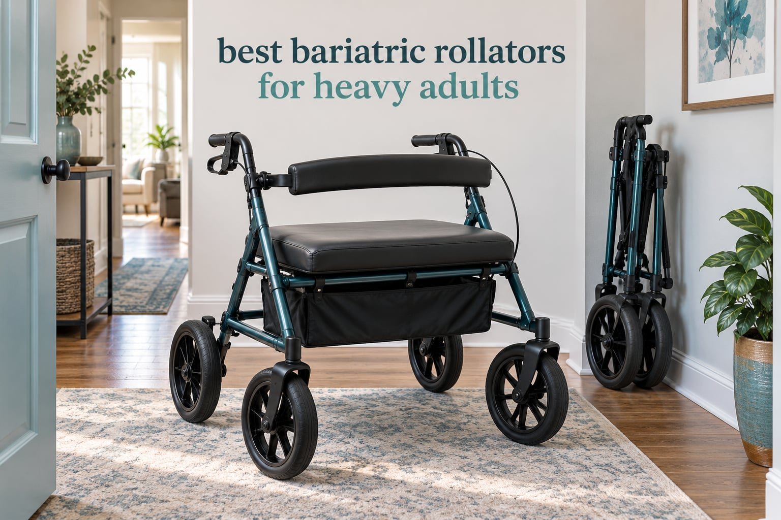 best bariatric rollators for heavy adults
