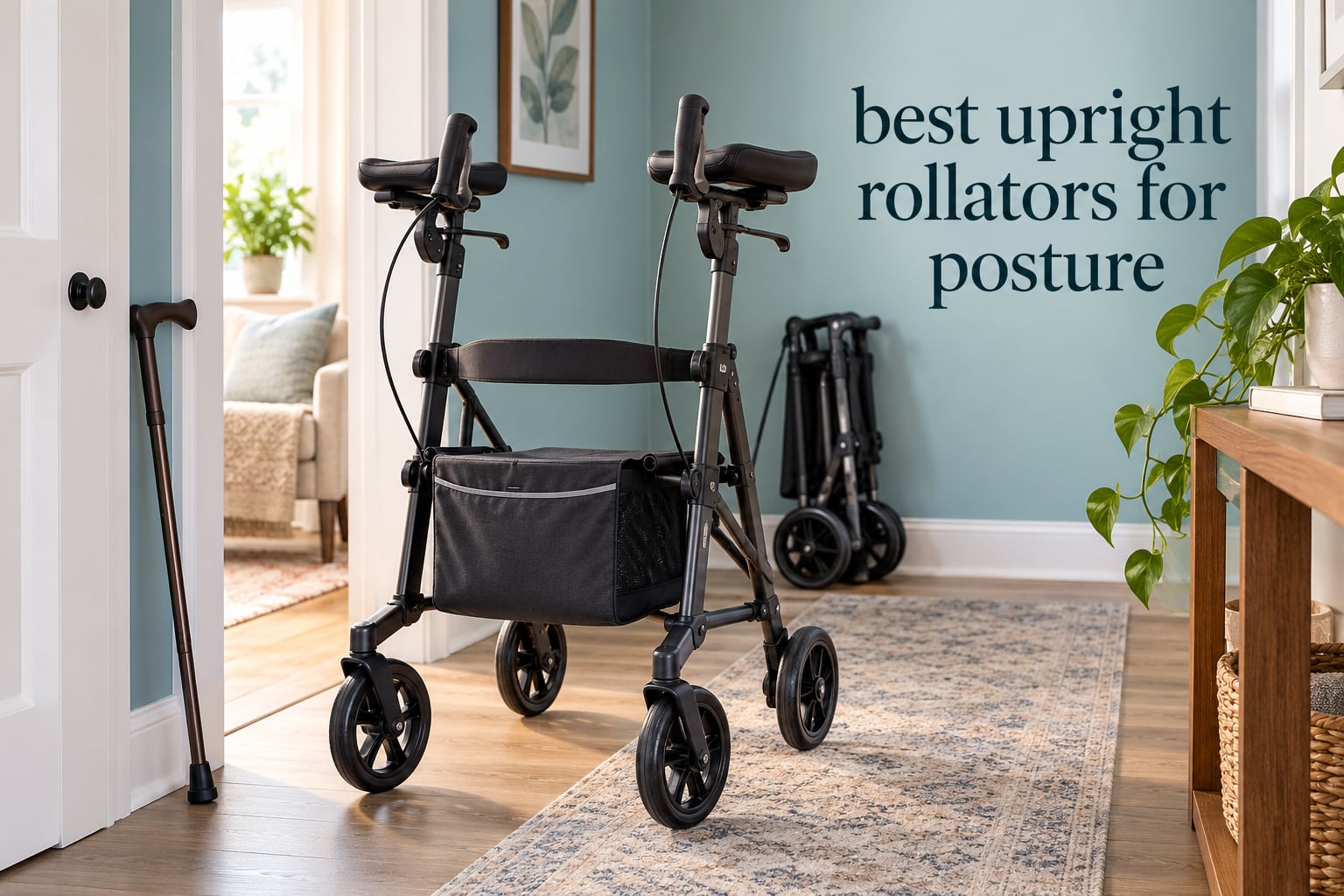 best upright rollators for posture
