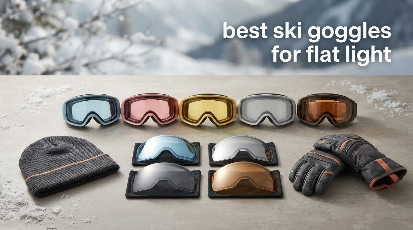 best ski goggles for flat light