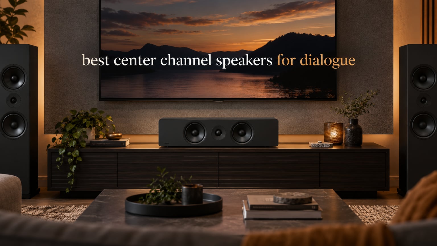 best center channel speakers for dialogue