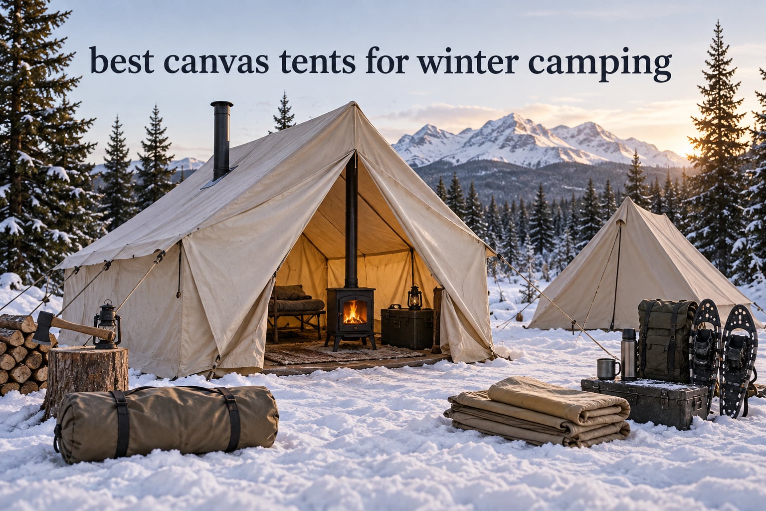 best canvas tents for winter camping