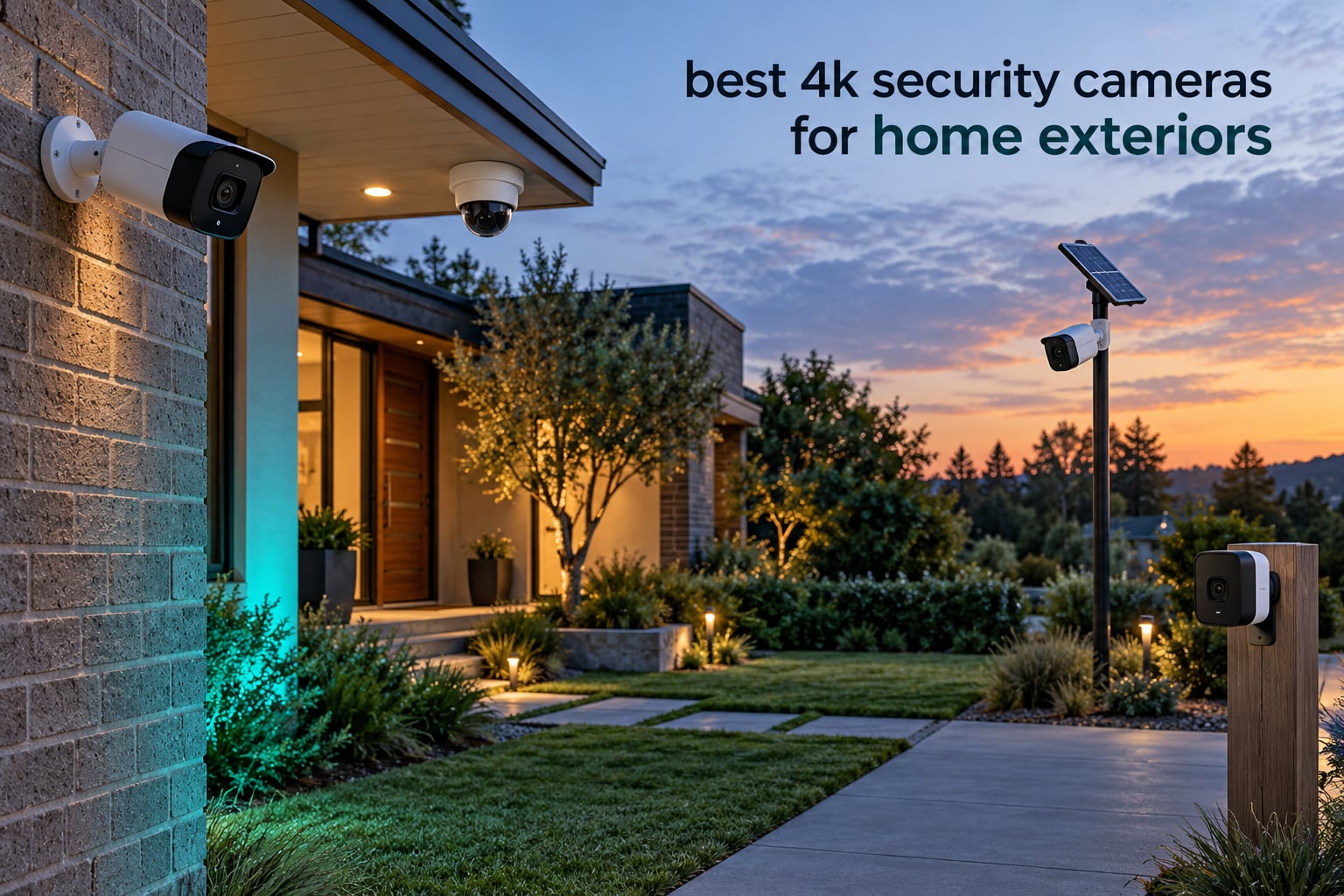 best 4k security cameras for home exteriors