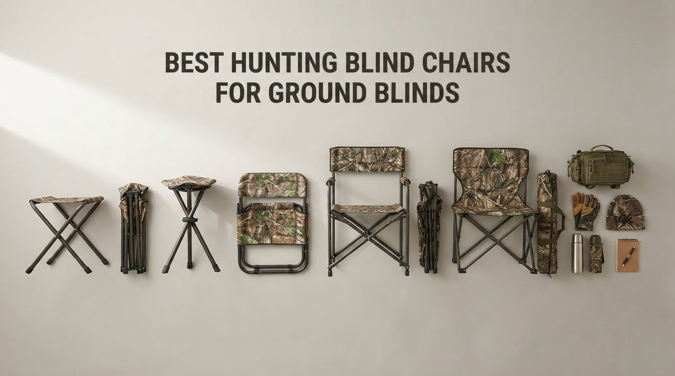 best hunting blind chairs for ground blinds