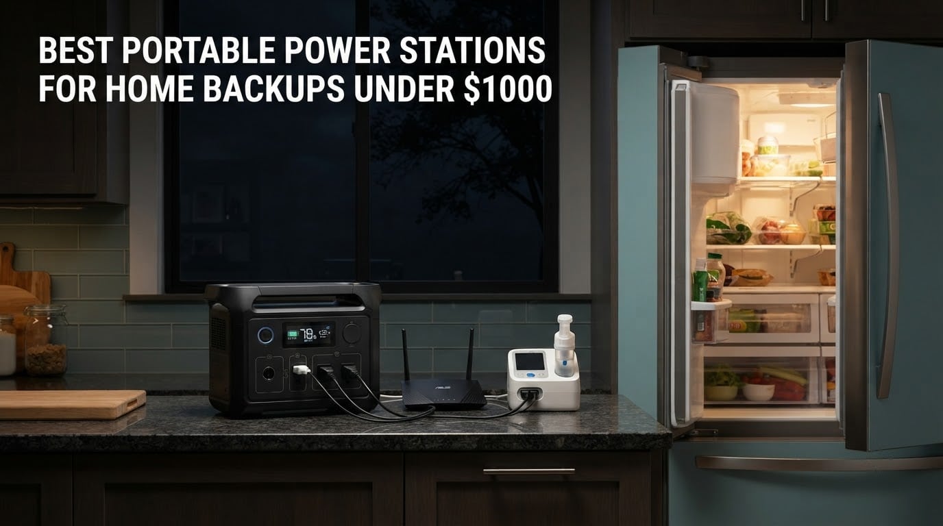 best portable power stations for home backups under $1000