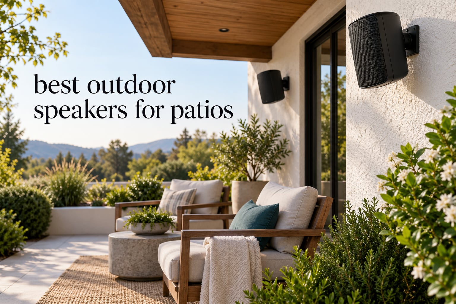best outdoor speakers for patios