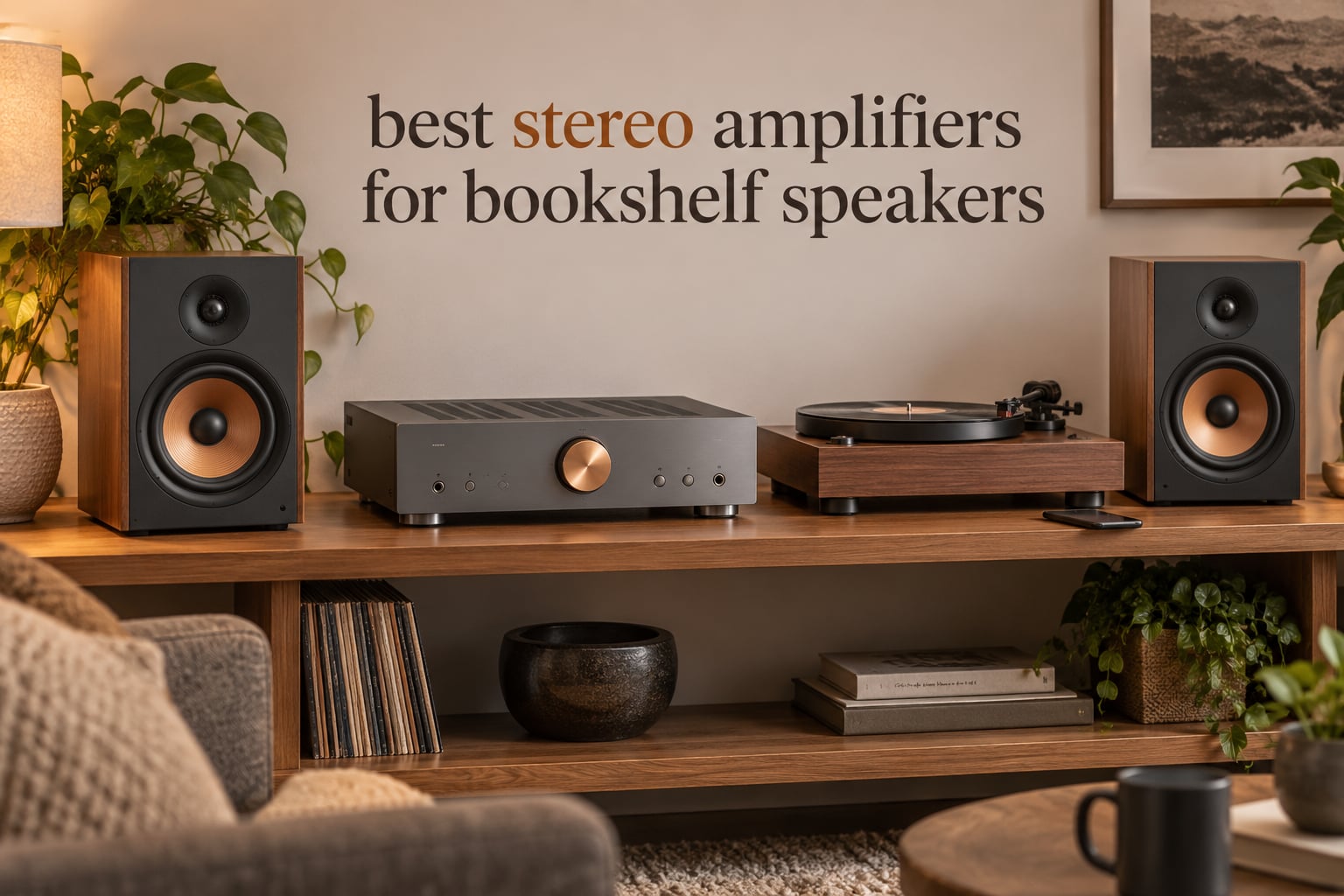best stereo amplifiers for bookshelf speakers