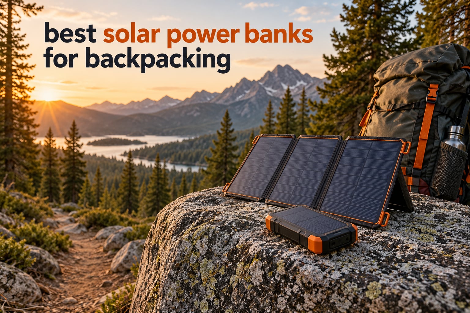 best solar power banks for backpacking