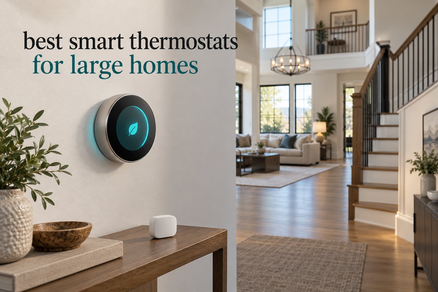 best smart thermostats for large homes